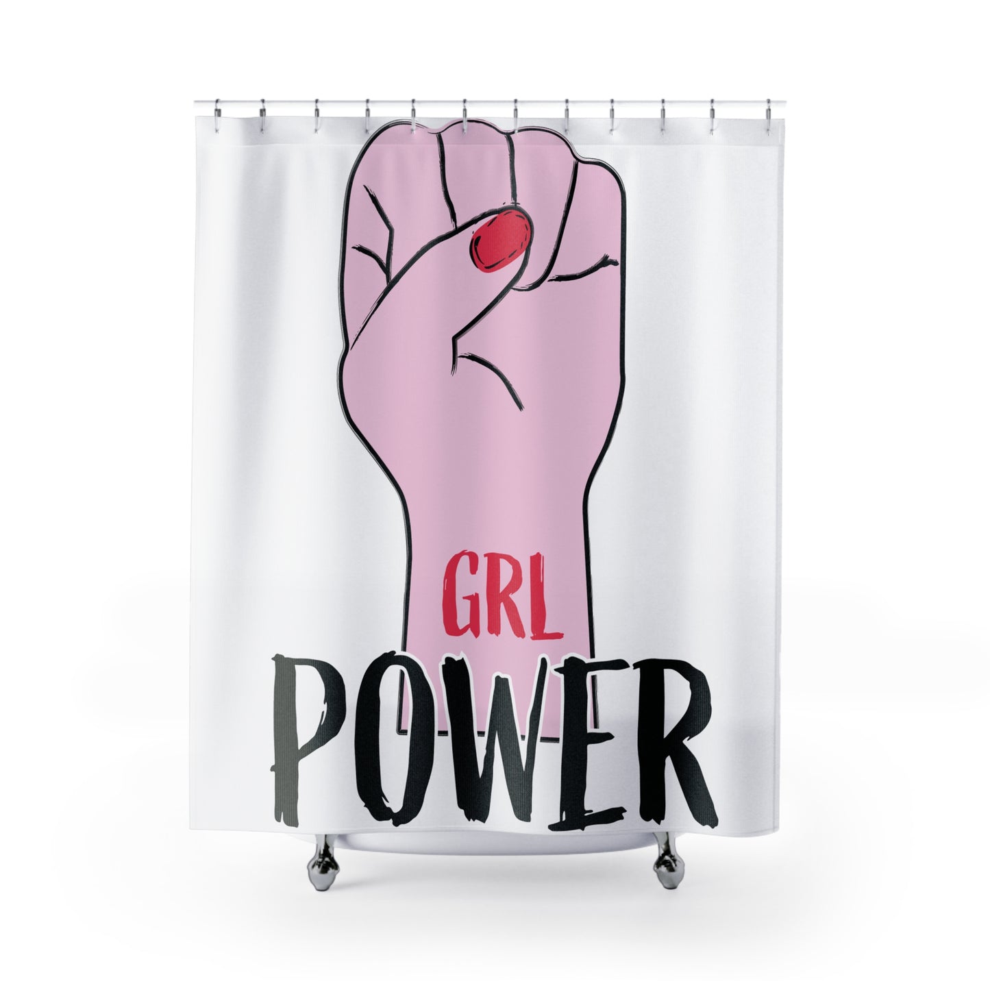Empowering Shower Curtain