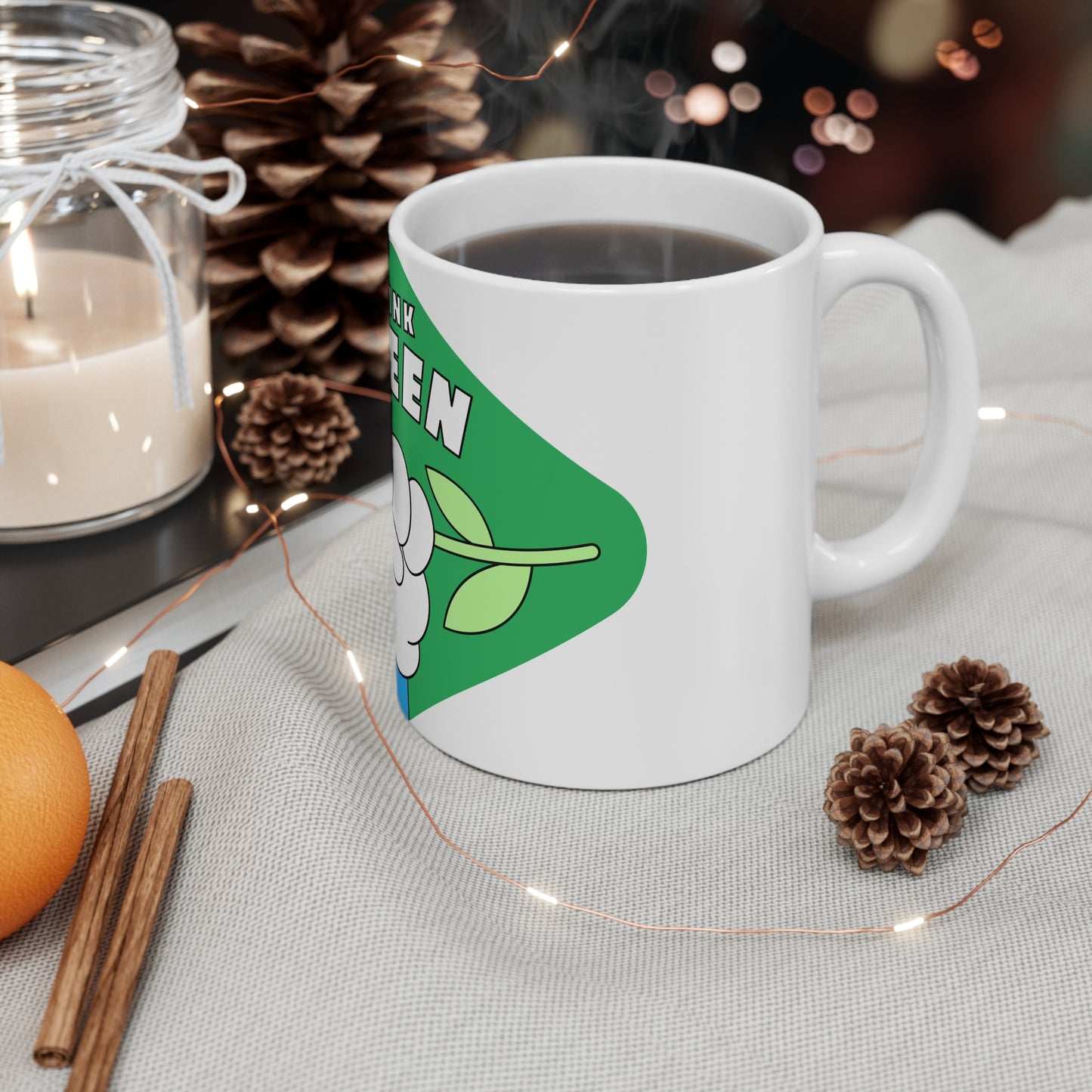 Mug 11oz Eco-Friendly Floral Tea Cup - Nature Lover Gift